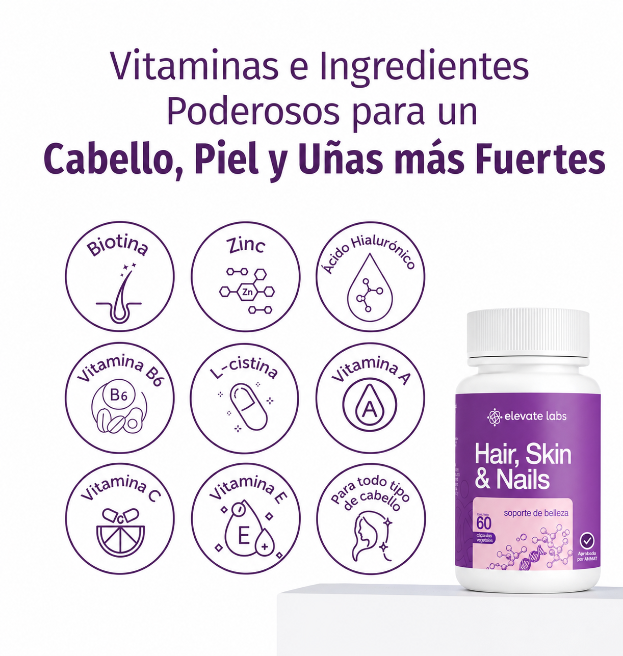 Menos caída y más volumen en hasta 90 días